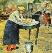Kazimir Malevich Laundress France oil painting artist